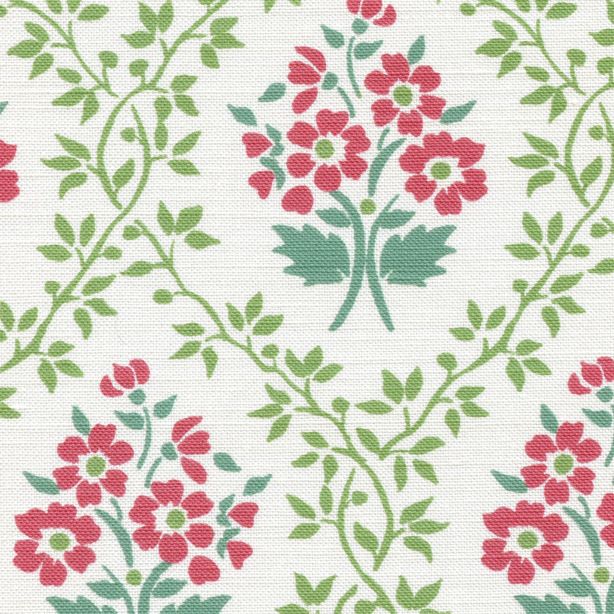 NEW Henrietta Fabric - Petherton Pink, Mill Green & Jay