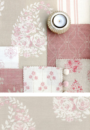 Paisley Rose Moodboard - Pebble and Heather Pink