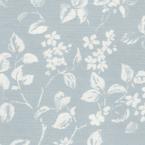 Apple Blossom Fabric - Smoke Blue