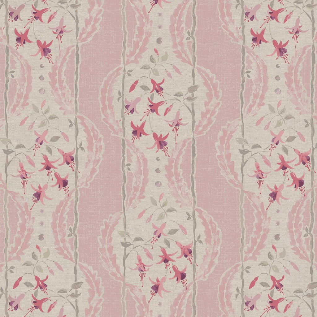 Fuchsia Trail Fabric - Heather Pink