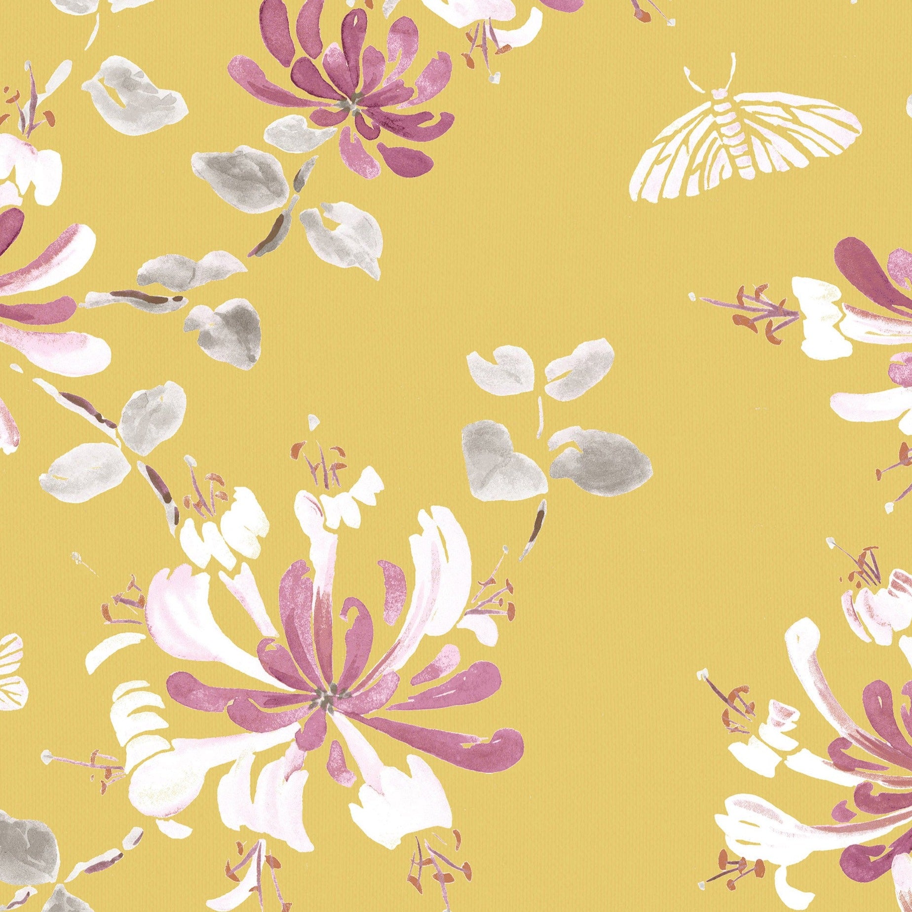 Honeysuckle Fabric - Saffron