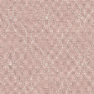 Mollie Fabric - Natural on Blush Pink