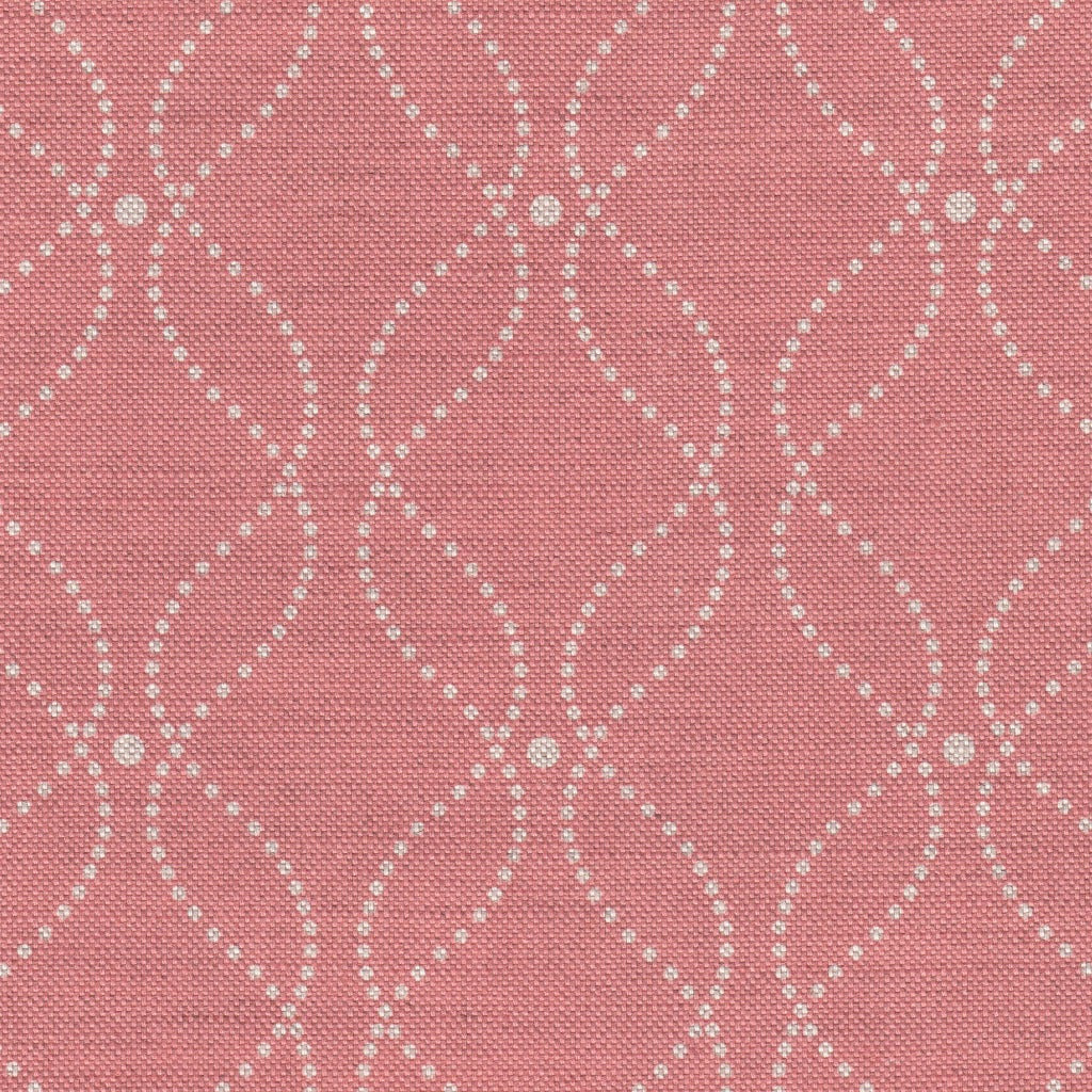 Mollie Fabric - Natural On Coral Rose