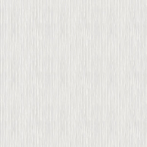 Pinstripe Fabric - Grey Mist