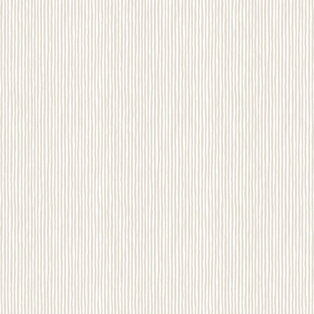 Pinstripe Fabric - Pebble