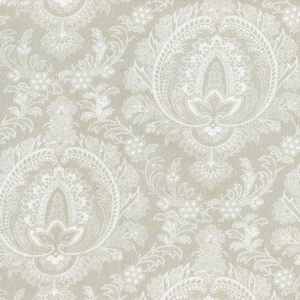 Highcliffe Linen Fabric - Portico Stone - Meg Morton