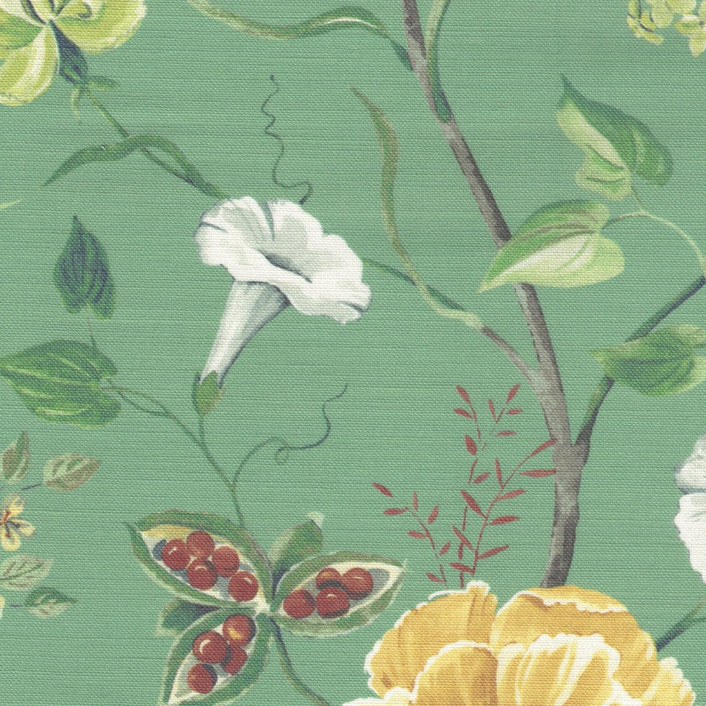 Summer Garden Fabric - Mineral Green