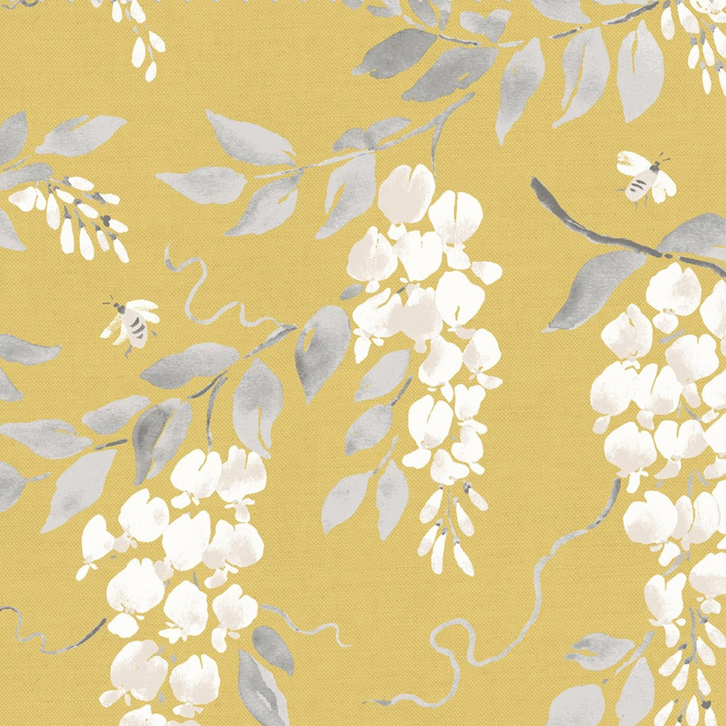 Wisteria Fabric - Warm Saffron