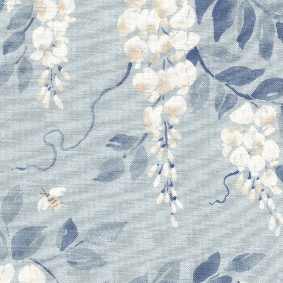 Wisteria Fabric - Smoke Blue
