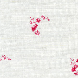 Amelie Linen Fabric - French Raspberry - Meg Morton