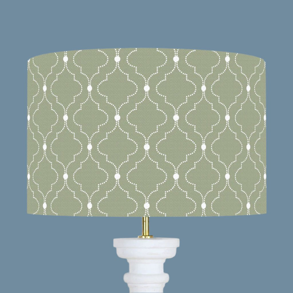 Chalbury Lampshades - Stone, Grey, Pink & Greens