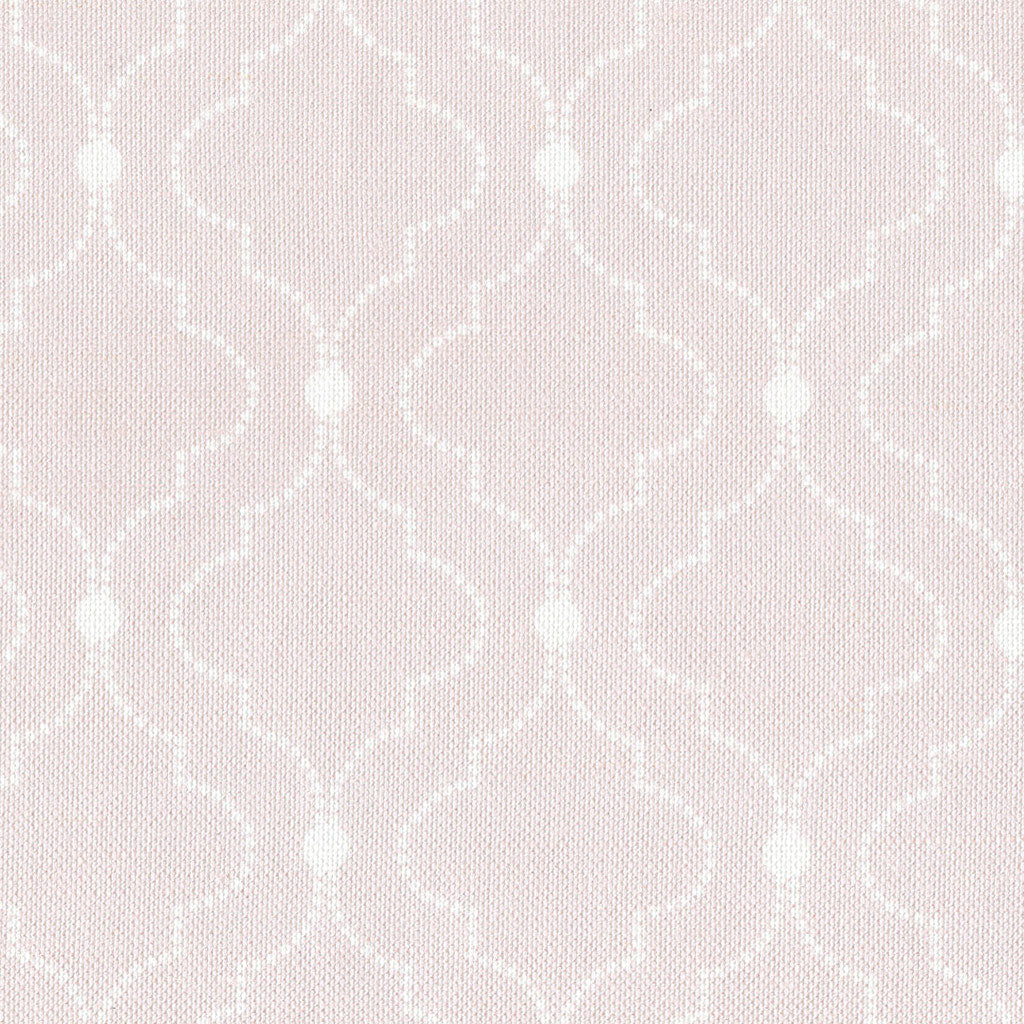 Chalbury Fabric - White On Vintage Pink - Meg Morton