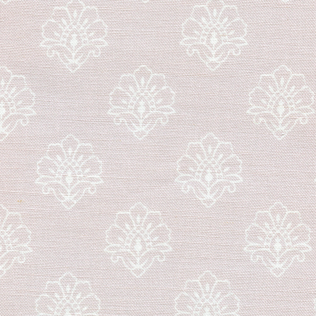 Jhansi Fabric - White On Rothesay Rose