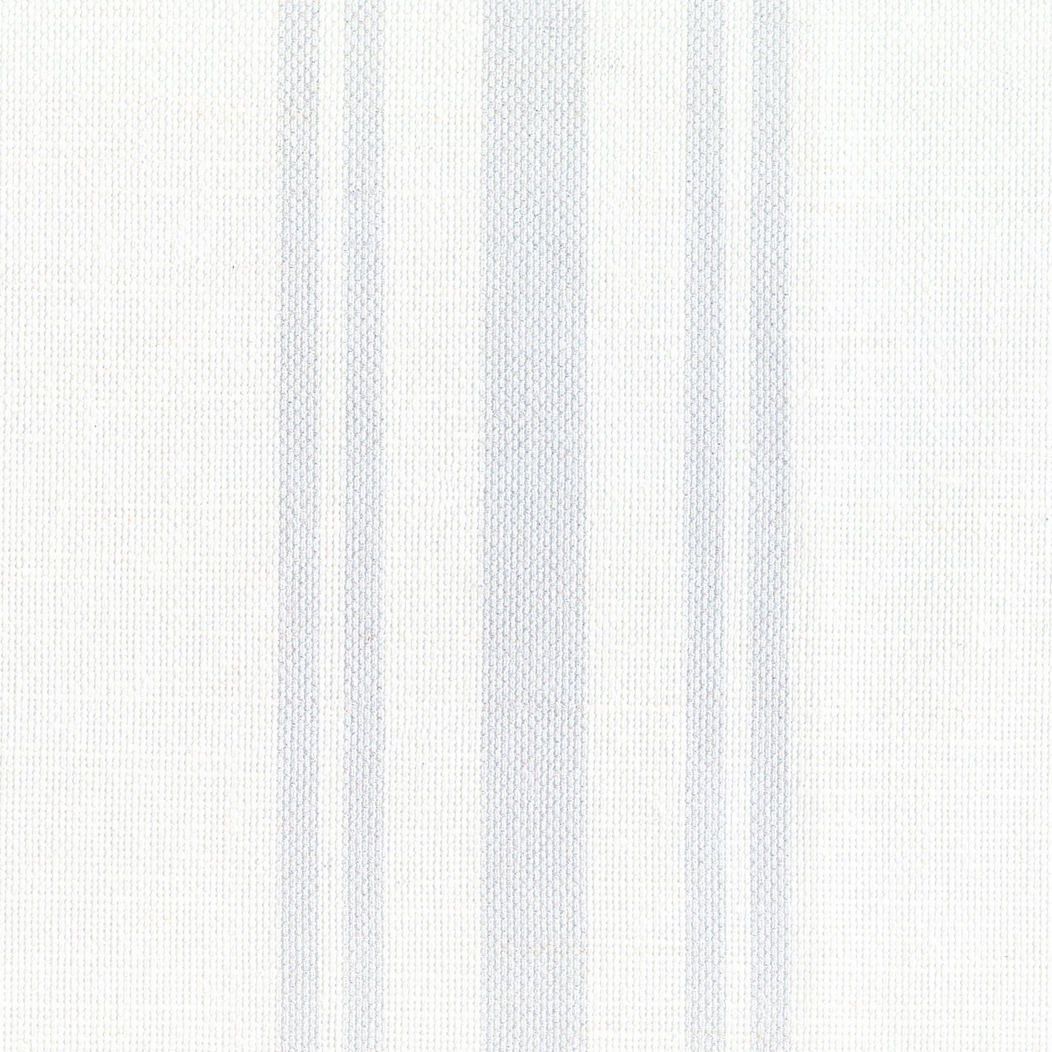 Dorset Striped Linen Fabric - Pale Grey On White - Meg Morton