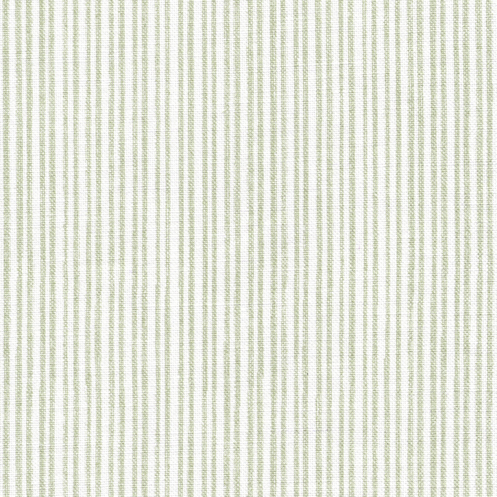 Studio Stripe Linen Fabric - Soft Moss