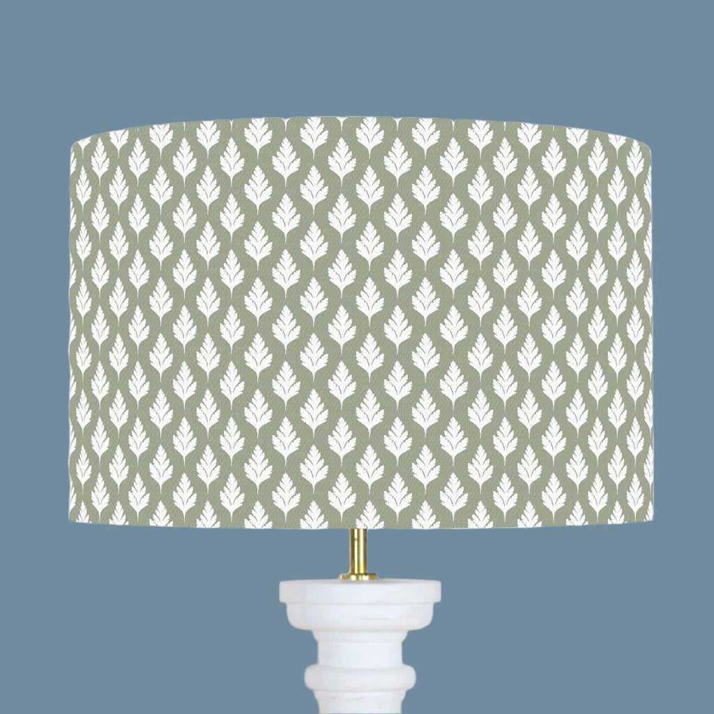 Wild Chervil Lampshades - Pinks, Greys & Greens