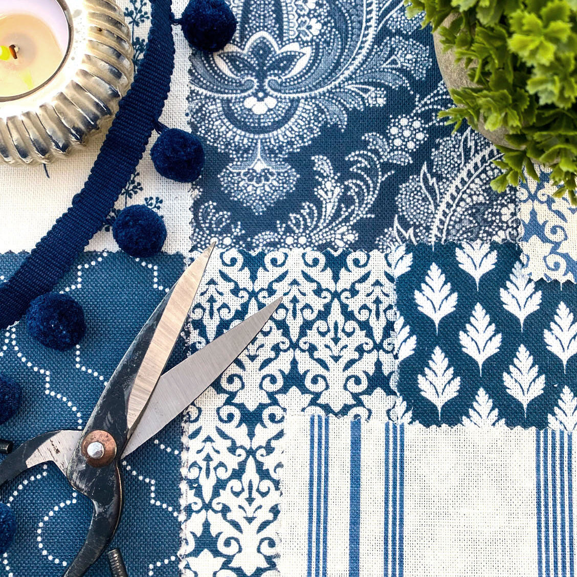 Pantone Colour Of The Year 2020 - Classic Blue With Meg Morton Fabrics