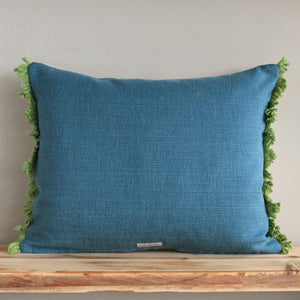 Adriana's Garden  Fan Edge Cushion - Jay & Mill Green - Ready Made