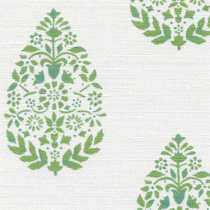 NEW Large Adriana's Garden Fabric - Mill Green & Jay