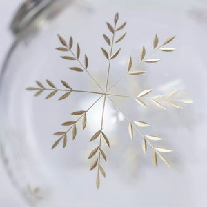 Etched Snowflake Bauble