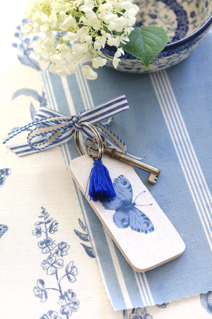 NEW Field Study Tassel Keyring - Bute Blue