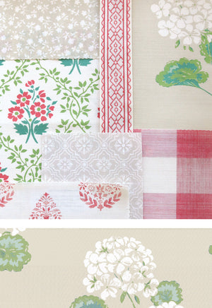NEW Lambrook Geranium Moodboard - Soft Stone & Petherton Pink