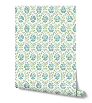 NEW Henrietta Wallpaper - Jay & Mill Green