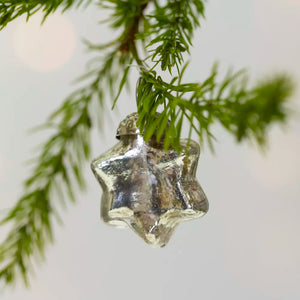Gold & Silver Star Baubles Set