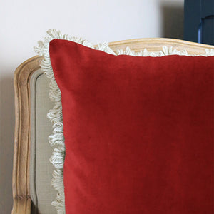 Velvet Cushion - Rust