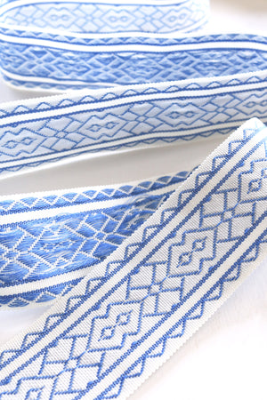 NEW Somerton Jacquard Braid - Cornflower Blue
