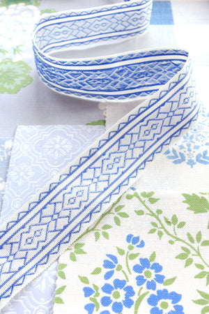 NEW Somerton Jacquard Braid - Cornflower Blue