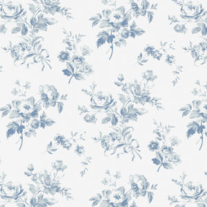 Adelaine Wallpaper- Loire Blue