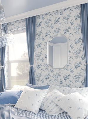 Adelaine Wallpaper- Loire Blue