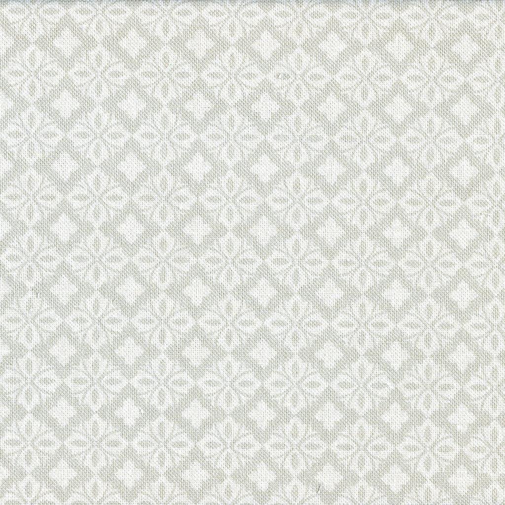 Alanna Fabric (small) - White On Millstone 2m
