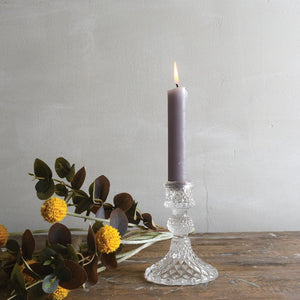 Vintage Style Glass Candlestick