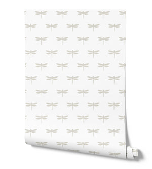 Dragonfly Wallpaper - Millstone On White