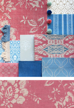 NEW Elise Moodboard - Faded Raspberry & Teal