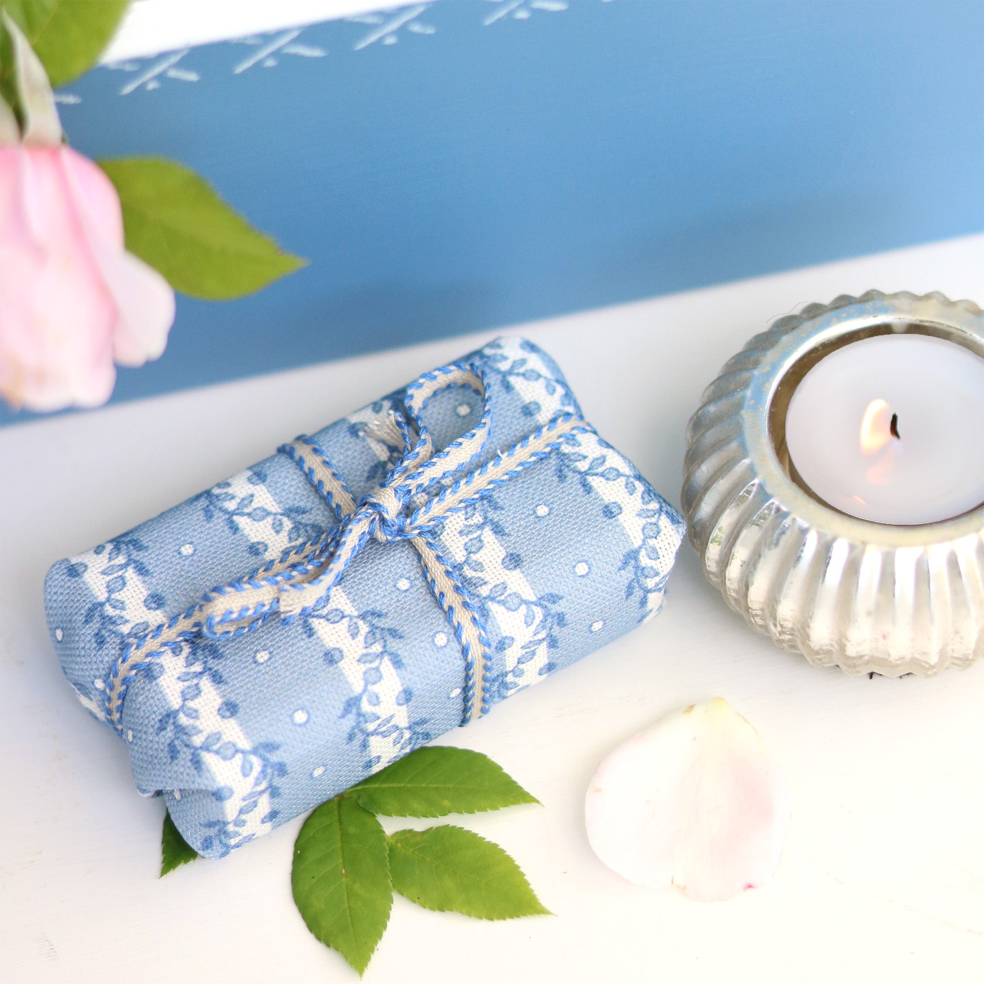 Felicity Stripe Soap - Brook Blue