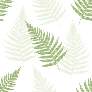 NEW Large Thorncombe Fern Fabric - Orchard Green & Soft Green