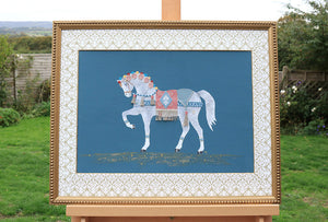 Indian Horse Picture - Hand Crafted In Our Studio