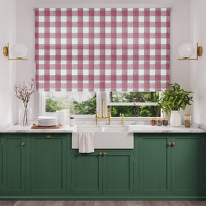 NEW Manor House Check Fabric - Petherton Pink