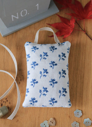 Hand Made Lavender Sachet- Hand Printed Bee Hive