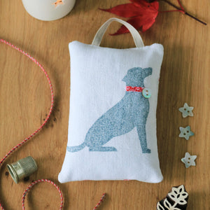 Hand Made Lavender Sachet - Hand Printed Labrador