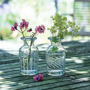 Glass Bud Vases - Set Of 2