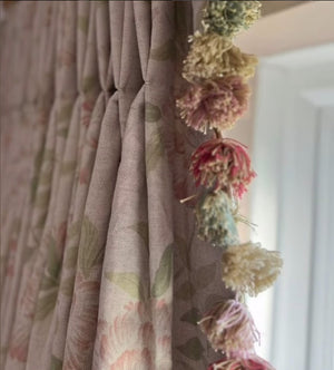 Peony Fabric - Naturally Pink