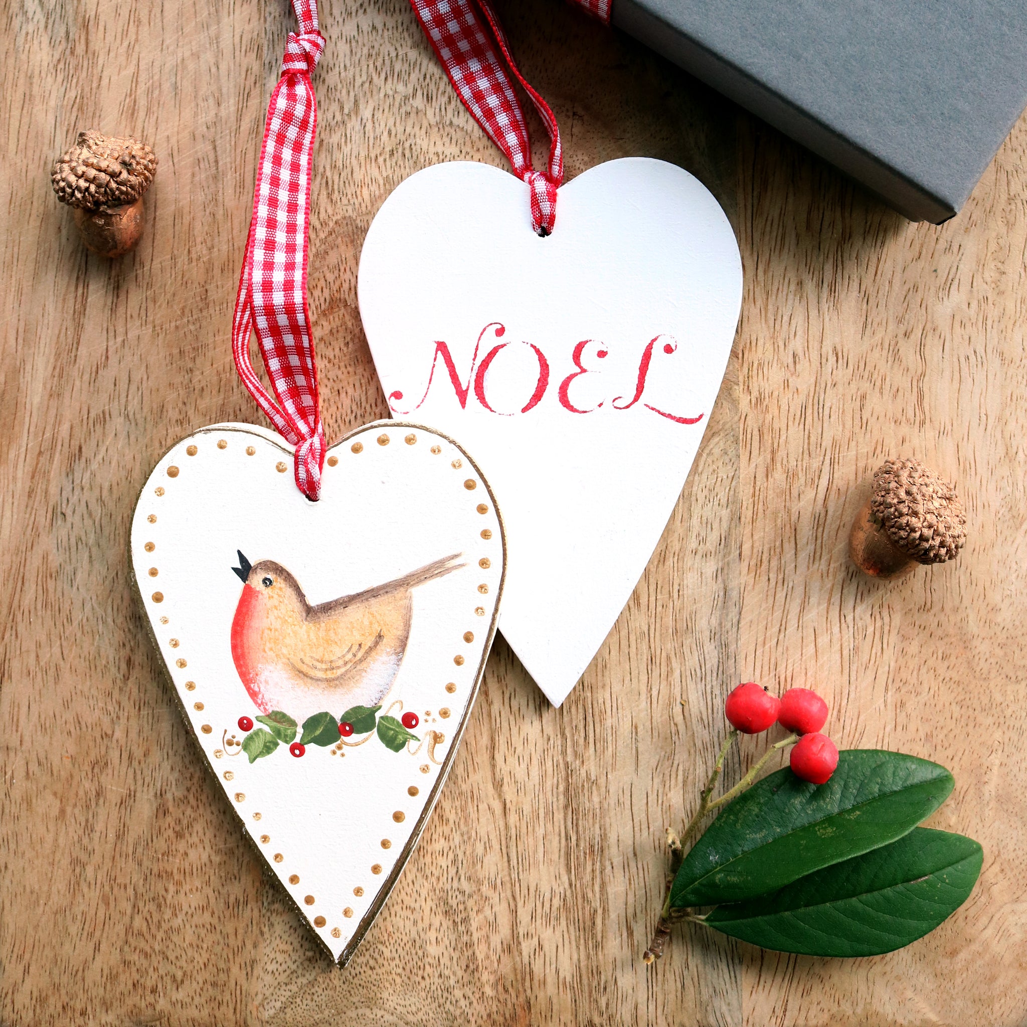 Meg’s Hand Painted Robin Decoration - Meg Morton