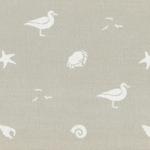 Sea Spray Linen Fabric - Salcombe Sand - Meg Morton