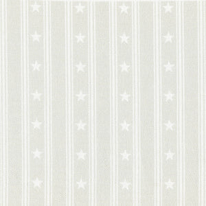 Starfall Fabric - White On Millstone - Meg Morton