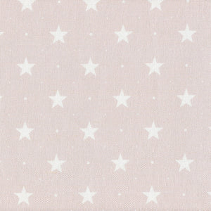 Starlight Fabric - White On Vintage Pink - Meg Morton