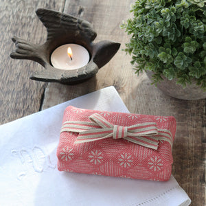 Tilly Fabric Covered French Soap - Rose Petal